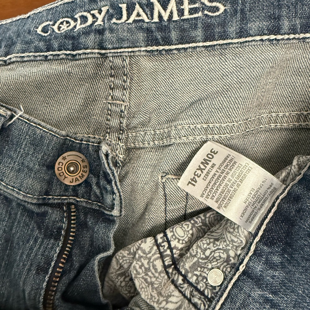 Cody James Men's Slim Straight Jeans 30x34